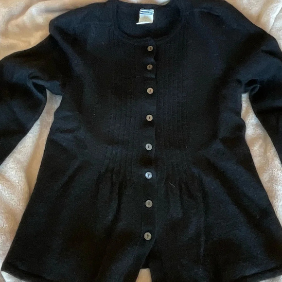 J. Crew Girls Cashmere Pintuck Cardigan - Picture 1 of 5